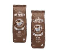 Chocolat Poudre VH2 34% Cacao Van Houten Pour La Boisson Chocolatée 1 kg - Lot de 2