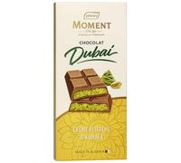 Chocolat Premium Dubai - Tablette 150g Made in Algeria - Crème Pistache & Kunafa - Chocolat au Lait Gourmand au Kadaïf Croustillant - Saveurs Orientales Authentiques - Confiserie de Luxe Cadeau