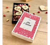 CHOCOLAT SAINT VALENTIN "Je t'aime mon amour" - COFFRET LISEA MM - CHOCOLAT ARTISANAL 165g - COFFRET CADEAU CHOCOLAT ST VALENTIN