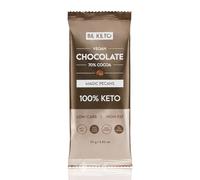 Chocolat végétalien Keto avec huile MCT - Pécan 80g