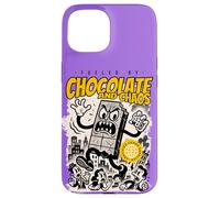 Chocolate & Chaos - Art culinaire Kawaii Amusant avec Attitude Coque pour iPhone 15