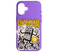 Chocolate & Chaos - Art culinaire Kawaii Amusant avec Attitude Coque pour iPhone 16