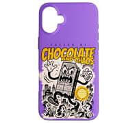 Chocolate & Chaos - Art culinaire Kawaii Amusant avec Attitude Coque pour iPhone 16 Plus