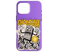 Chocolate & Chaos - Art culinaire Kawaii Amusant avec Attitude Coque pour iPhone 16 Pro Max