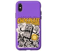 Chocolate & Chaos - Art culinaire Kawaii Amusant avec Attitude Coque pour iPhone X/XS