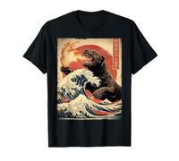 Chocolate Lab Chien Labrador Retriever Kaiju Monster T-Shirt