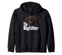 Chocolate Lab Dad The Dog Father Brown Labrador Dad Sweat à Capuche