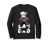 Chocolate Lab Dad The Dog Father The Lab Father Labrador Dad Manche Longue