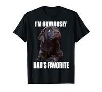 Chocolate Lab Dad The Lab Father Brown Labrador Retriever T-Shirt