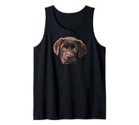 Chocolate Lab Dog In Pocket Chiot Labrador Retriever Marron Débardeur