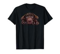 Chocolate Lab Dog Labrador retriever Marron T-Shirt