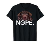 Chocolate Lab Dog Labrador retriever Marron T-Shirt