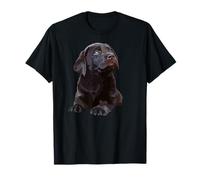Chocolate Lab Dog Labrador retriever Marron T-Shirt