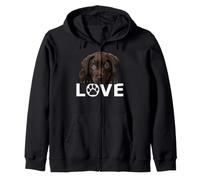 Chocolate Lab Dog Love Labrador Puppy Sweat à Capuche