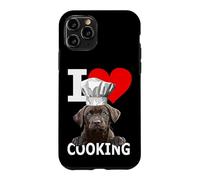Chocolate Lab Dog The Dog Père Lab Mom Cooking Chef Cook Coque pour iPhone 11 Pro