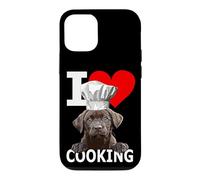 Chocolate Lab Dog The Dog Père Lab Mom Cooking Chef Cook Coque pour iPhone 12/12 Pro