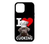 Chocolate Lab Dog The Dog Père Lab Mom Cooking Chef Cook Coque pour iPhone 12 Pro Max