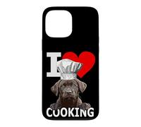 Chocolate Lab Dog The Dog Père Lab Mom Cooking Chef Cook Coque pour iPhone 13 Pro Max