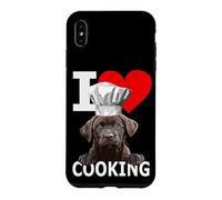 Chocolate Lab Dog The Dog Père Lab Mom Cooking Chef Cook Coque pour iPhone XS Max