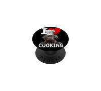 Chocolate Lab Dog The Dog Père Lab Mom Cooking Chef Cook PopSockets PopGrip Adhésif