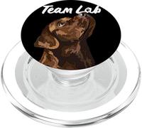 Chocolate Lab Labrador Retriever pour Amoureux des Chiens Marron PopSockets PopGrip pour MagSafe