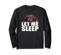 Chocolate Lab Let Me Sleep Chien Marron Lab Mom Dad Manche Longue