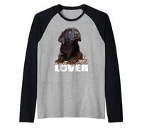 Chocolate Lab Lover Chien Labrador Retriever Marron Manche Raglan