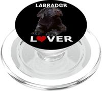 Chocolate Lab Lover Chien Labrador Retriever Marron PopSockets PopGrip pour MagSafe
