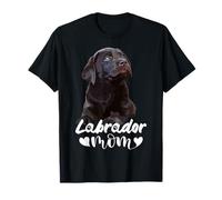 Chocolate Lab Mom Brown Lab Mother Labrador Mama Dog Mom T-Shirt