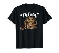 Chocolate Lab Mom Brown Labrador Mom The Dog Mother Lab Girl T-Shirt