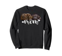 Chocolate Lab Mom Brown Labrador Mom The Lab Mother Lab Mama Sweatshirt