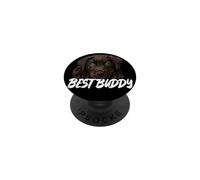 Chocolate Lab Puppy Best Buddy Labrador Retriever pour Amoureux des Chiens PopSockets PopGrip Adhésif