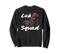 Chocolate Lab Puppy Dog Lover Lab Mom Lab Dad The Lab Father Sweatshirt