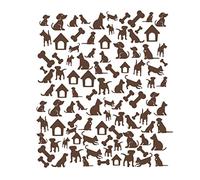 Chocolate Labrador Choc Lab Dog Collections (autocollants pour ongles labrador chocolat)