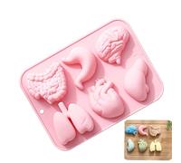 Chocolate Mold - Silicone, 6.81x5x0.94in Silicone Mold Detailed Design | Flexible Kitchen Baking Molds, Candy And Chocolate Molds For Desserts, Homemade Treats, Baking, And Party Favors