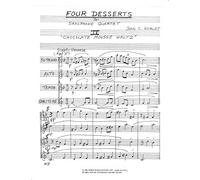 Chocolate Mousse Waltz for Saxophone Quartet by John C. Worley