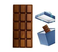 Chocolate Squeeze Toy - Silicone Sensory Fidget Stress Relief Toy | Cute Soft Chocolate Shape Anti Stress Gadget for Kids, Adults, Home, Desk, Travel Or Outdoor Use