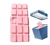 Chocolate Stress Toy - Silicone 16x7cm | Slow Rising Realistic Chocolate Sensory Relaxation Tool for Adults Kids Children | Ideal Party Favor for Home Office Travel and Fun Stress Relief Play