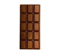 Chocolate Stress Toy - Silicone 16x7cm | Slow Rising Realistic Chocolate Sensory Relaxation Tool for Adults Kids Children | Ideal Party Favor for Home Office Travel and Fun Stress Relief Play