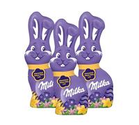 Chocolats de Pâques : Milka Lapins Chocolat au Lait Alpin - Chocolat pour enfant - Idée Cadeau pour Pâques (3x175g) - Lot de 3