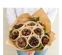 CHOCOLATS LOUIS - Bouquet de Chocolat à Offrir 460 g (11 Paniers) - Chocolats Artisanaux Noir et Lait Fabriqués en France, Rochers, Pralinés, Mendiants - Cadeau Anniversaire - Taille Très Grand