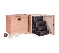 CHOCOLISSIMO - Cadeau Chocolat - 40 Pralines Fabriquées à la Main dans une Boîte en Bois - Cadeau Noël, Idée Cadeau Femmes, Hommes, Femme, Homme, Parents, Amis - Fabulous Christmas Mix