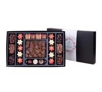 CHOCOLISSIMO - Cadeau Noël - Chocolat à Offrir - Idée Cadeau Noël, Homme, Femme, Maman, Papa, Grand-mère, Grand-père - Kit de Friandises au Chocolat - Partybox II