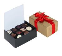 CHOCOLISSIMO - Chocolats de Noël - Chocolat Cadeau Noël - 20 Chocolats Faits à la Main - Chocolats à Offrir - Idée Cadeau Femmes, Hommes, Papa, Maman - Ballotin Grand Xmas
