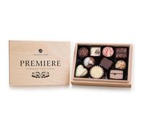 CHOCOLISSIMO Coffret Chocolat - Cadeau Pralines - 10 Chocolats Faits à la Main dans une Boîte en Bois - Idée Cadeau Femmes, Hommes, Papa, Maman, Anniversaire - Premiere Mini