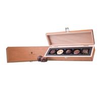 CHOCOLISSIMO - Coffret Chocolat - Cadeau Pralines - 5 Chocolats dans un Coffret en Bois - Idée Cadeau Noël, Anniversaire, Fête des Mères, Fête des Pères, Saint-Valentin - Deluxe