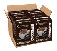 CHOCOMINT, CHOCOLAT ET MENTHE (64 Capsules) compatible avec Nescafé Dolce Gusto, 4 Boîtes de 16 Capsules, Boisson Crémeuse au Chocolat et à la Menthe