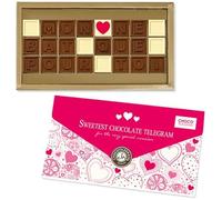 Chocotélégramme « Mon <3 ne bat que pour toi » | Message d amour en chocolat | Idée cadeau Saint Valentin | Homme | Femme | Amour | Anniversaire