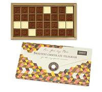 Chocotélégramme « Pour le meilleur Papa du monde » | Message en chocolat belge | Idée-cadeau originale à offrir pour la fête des pères | Anniversaire | Noël | Paques