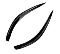 Chocs Corps Pelles Garde Kit Carrosserie Paupière À Sourcils Becquet Réglage pour BMW E60 E61 Série 5 520i 525i 530i 540i 545i 550i pour M5 2003 - 2010(Noir Brillant)